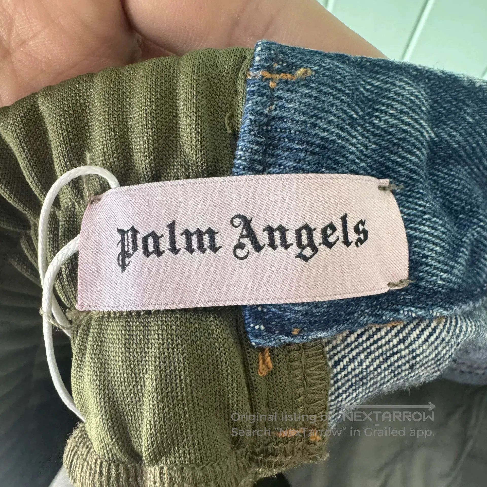 Palm Angels Palm Angels Denim Patchwork Pants. Size US 32 / EU 48 - 3 Thumbnail