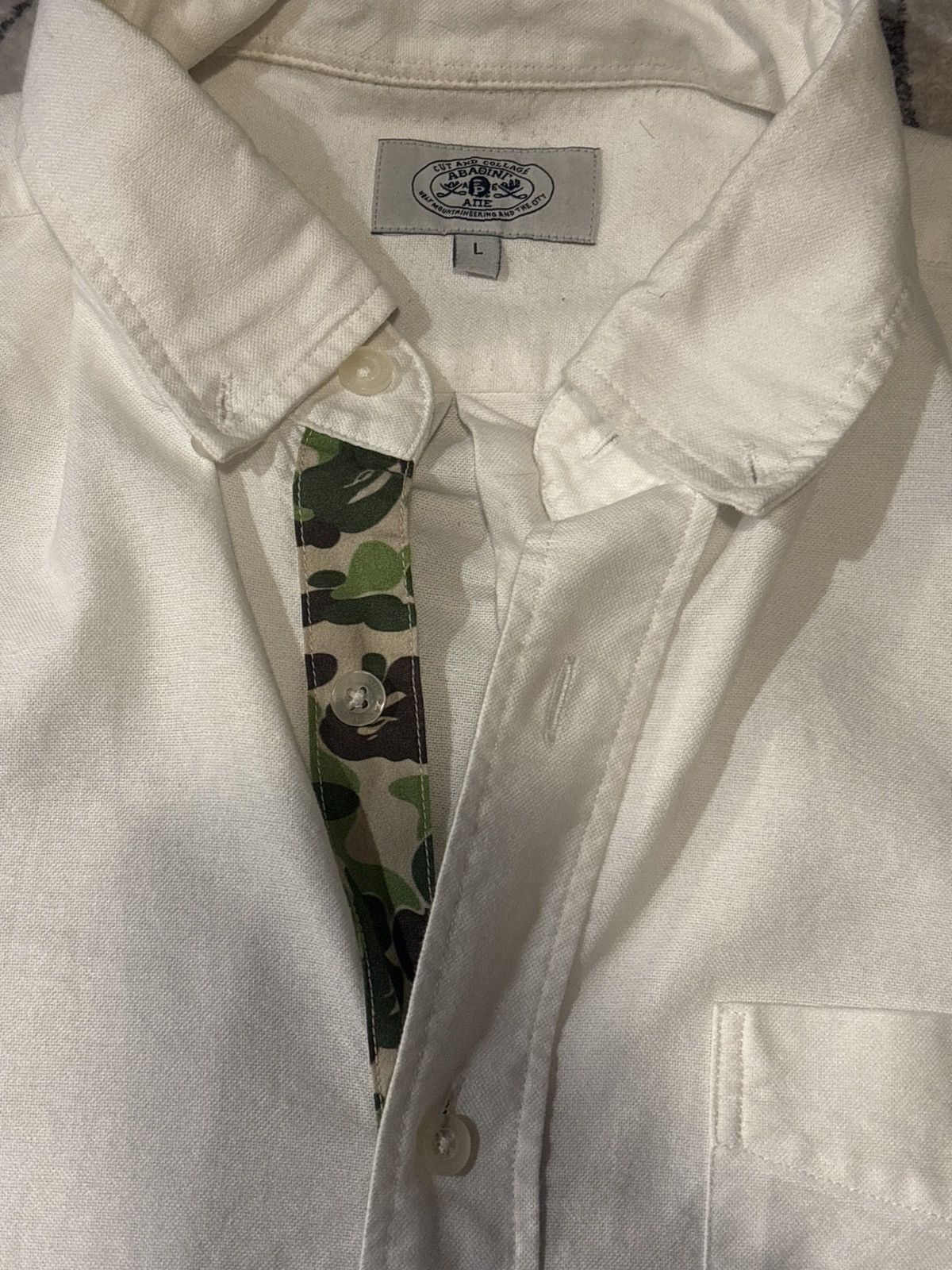 Bape BAPE Camo One Point Shirt Size US L / EU 52-54 / 3 - 4 Thumbnail