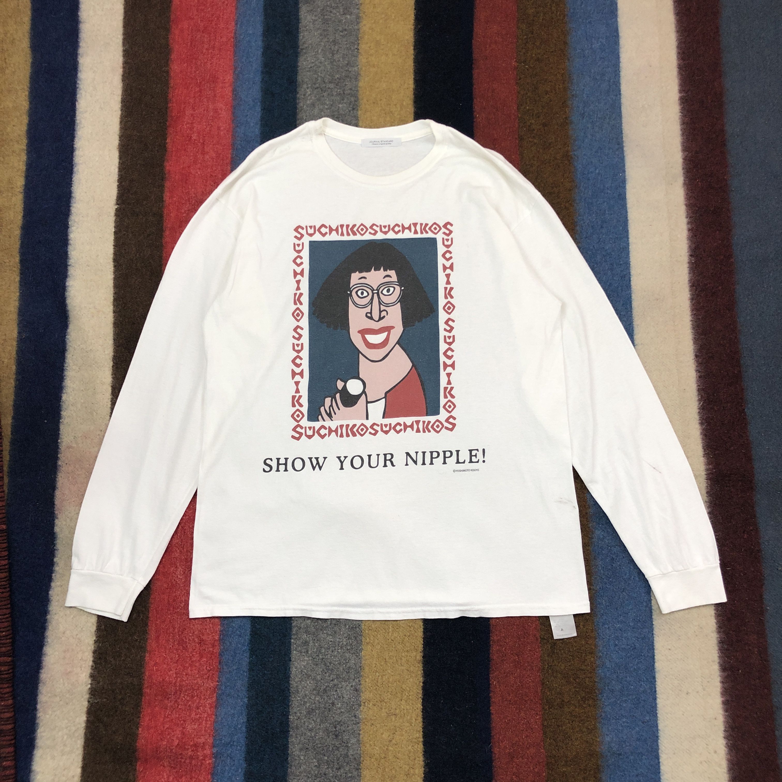 Journal Standard Show Your Nipple by YOSHIMOTO KOGYO Long Sleeve Tee #1557/AZ Size US L / EU 52-54 / 3 - 1 Thumbnail
