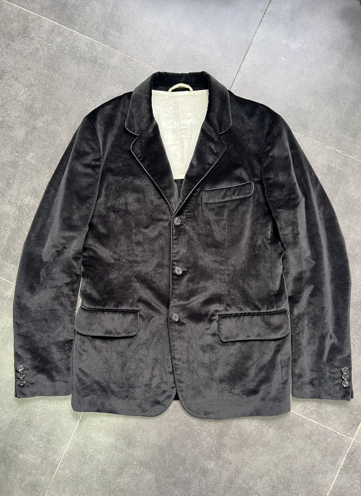 Alexander McQueen Alexander McQueen 2012 velvet tailored fit blazer jacket Size 50R - 3 Thumbnail