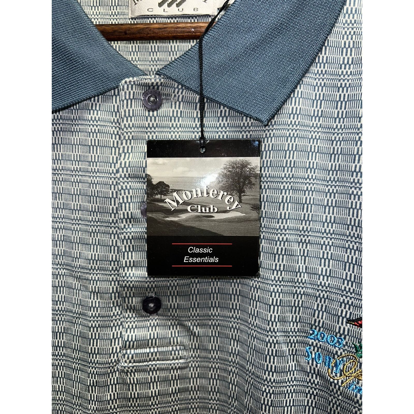 Vintage Vintage Sony Open Polo Shirt Monterey Club Hawaii Bird NWT Size US XXL / EU 58 / 5 - 4 Thumbnail