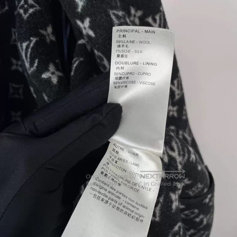 Louis Vuitton Louis Vuitton Black Old Flower Full Print Bathrobe Coat Size XXS / US 00 / IT 34 - 8 Thumbnail