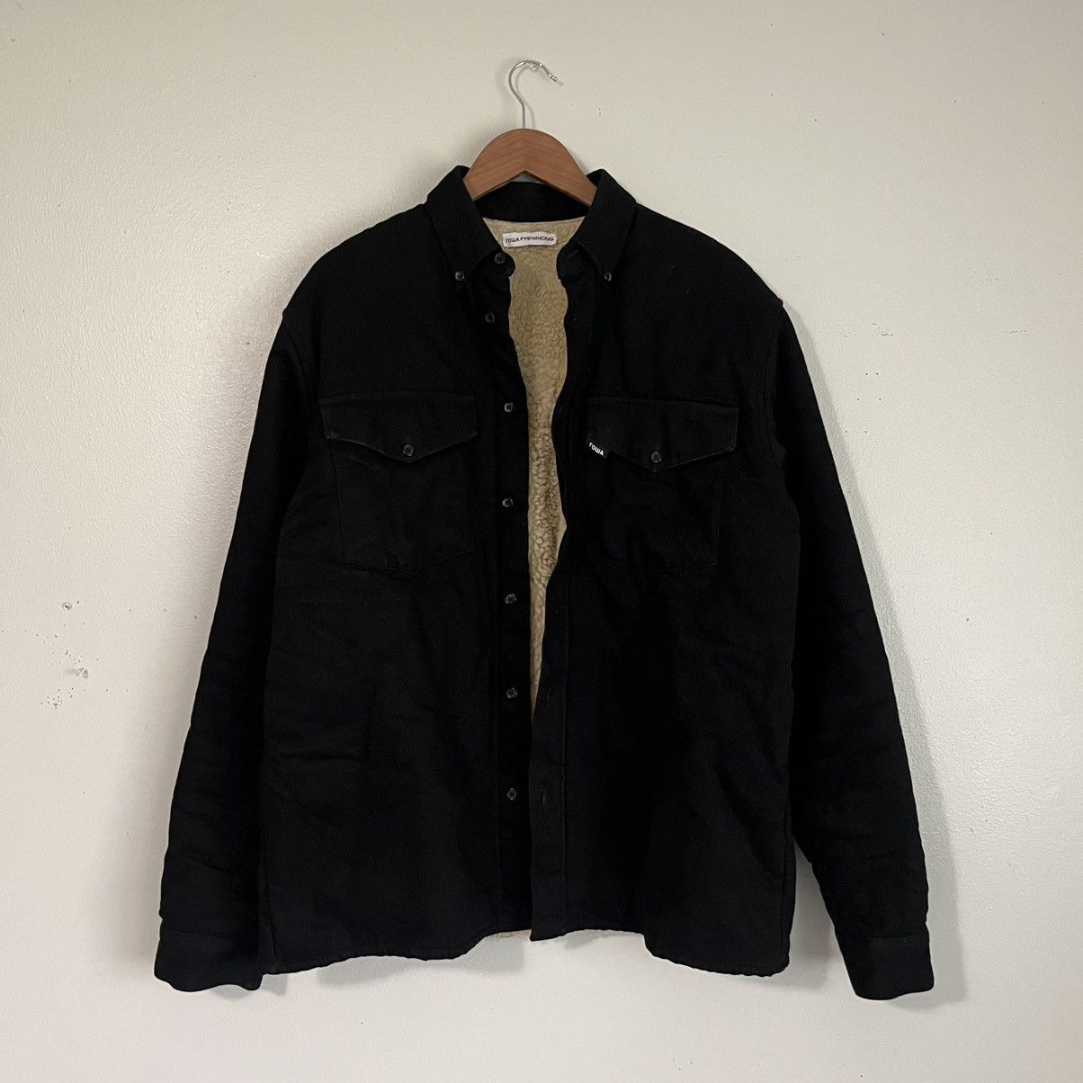 Gosha Rubchinskiy Shearling-Lined Denim Shirt Size US L / EU 52-54 / 3 - 2 Thumbnail