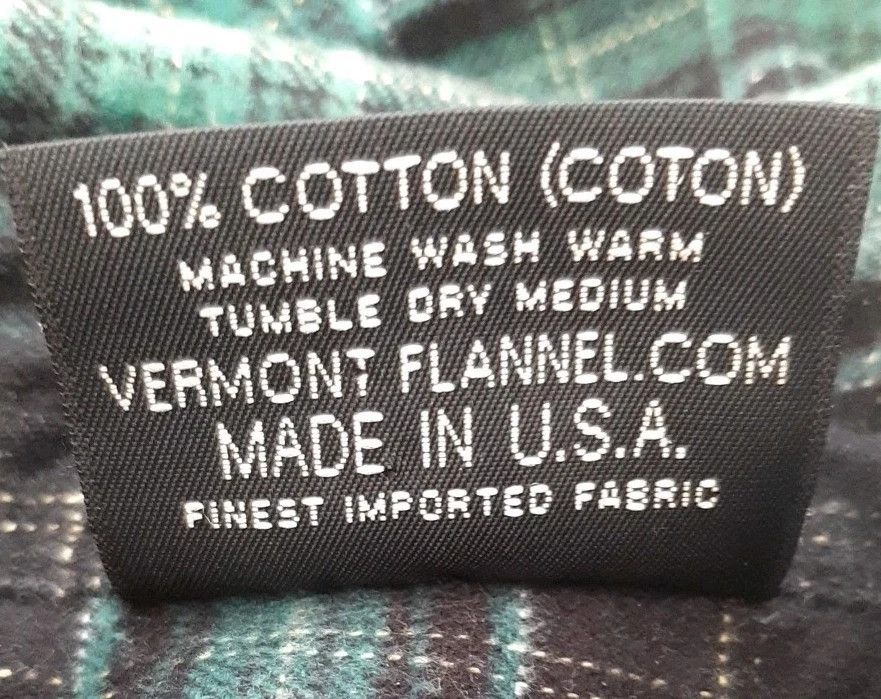 The Vermont Flannel Company The Vermont Flannel Co Green Black Plaid Flannel Shirt Size US M / EU 48-50 / 2 - 9 Thumbnail