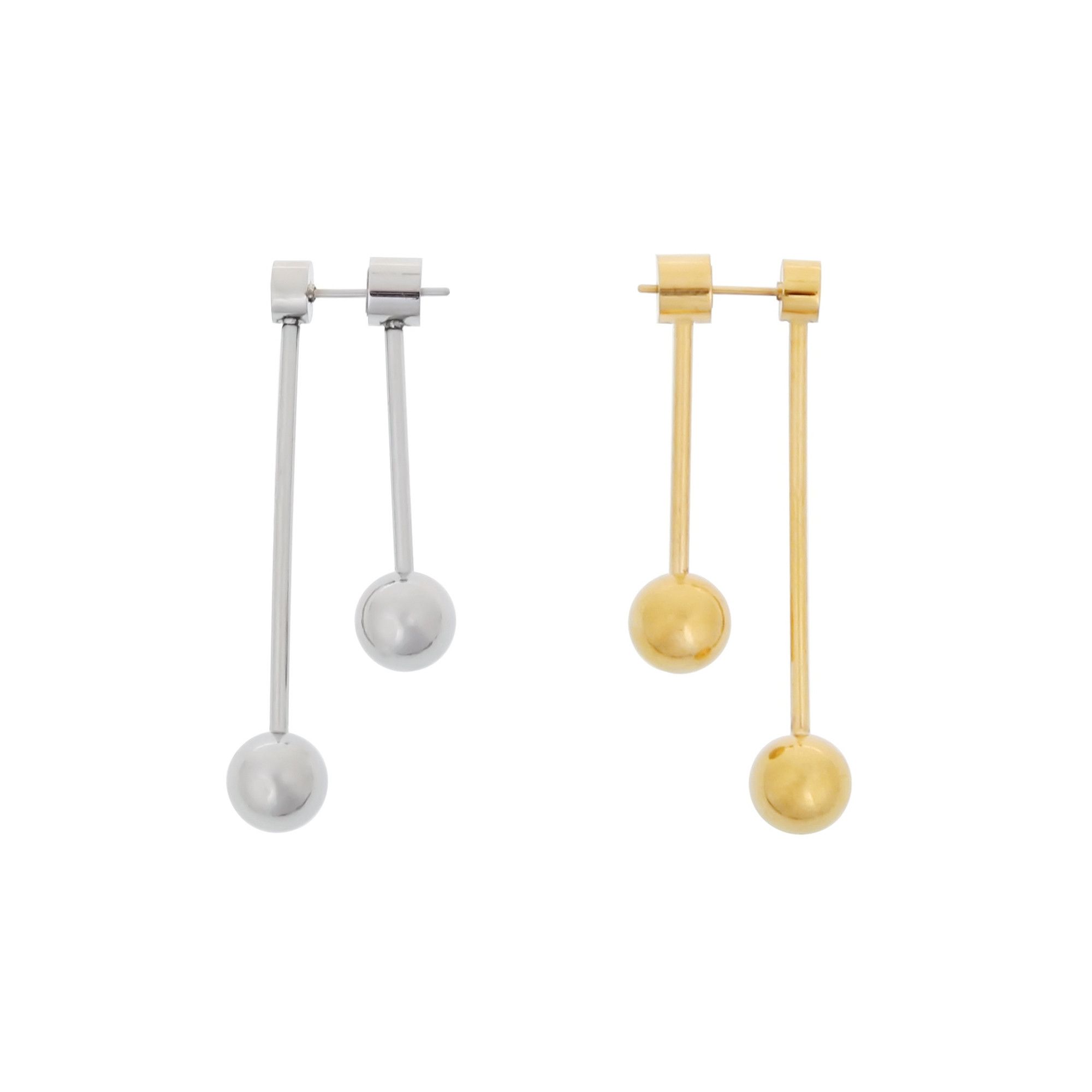 Jewelry New Design Earrings One Pairs Chrome Jewelry Size ONE SIZE - 5 Thumbnail