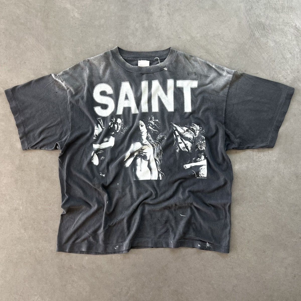 Saint Michael ❤️‍🔥 SAINT MARIA TEE - BIRTH OF VENUS SAINT MXXXXXX A/W 25 Size US XXL / EU 58 / 5 - 13 Thumbnail
