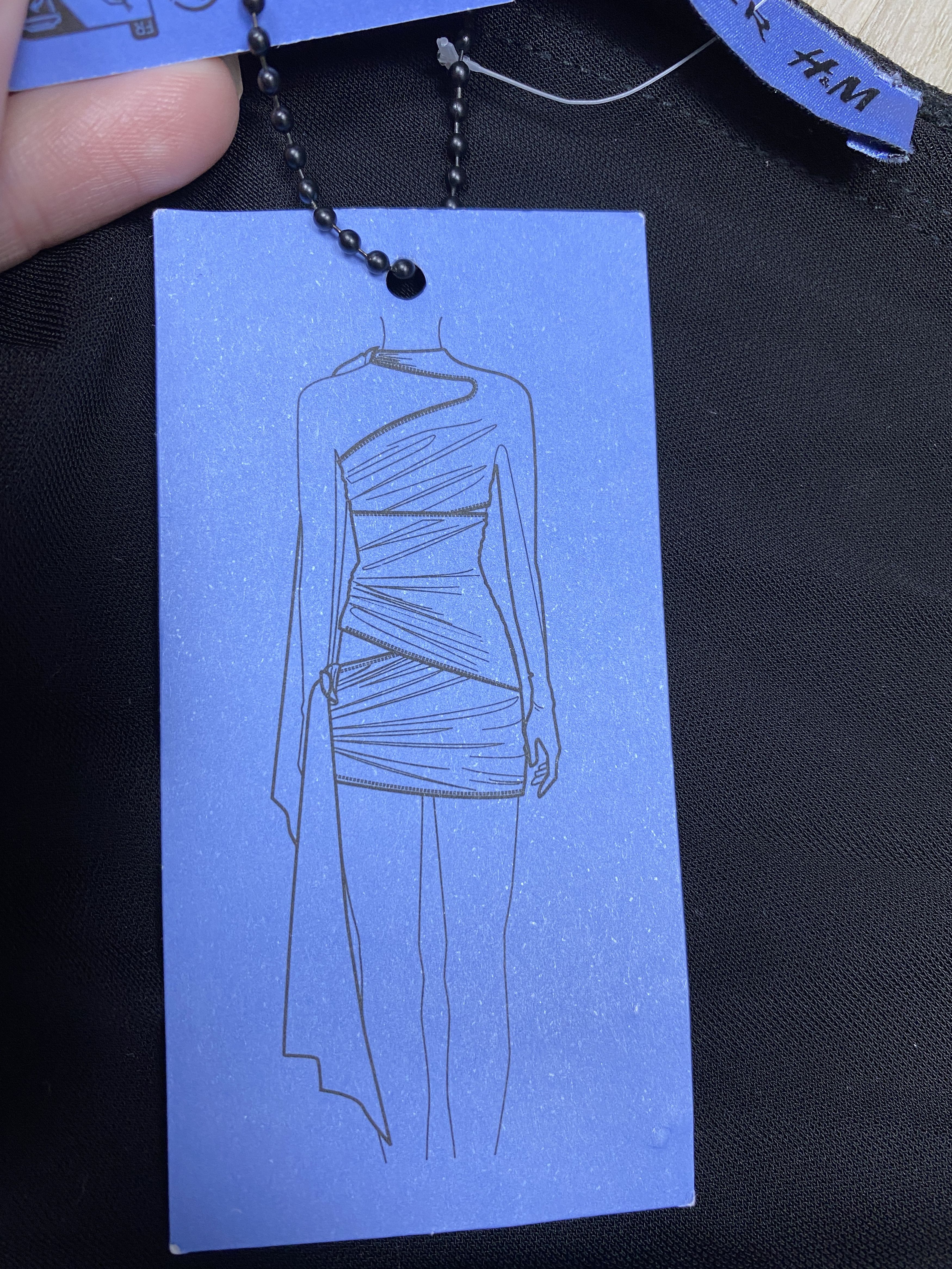 H&M H&M HM X MUGLER Knot Detail One Shoulder Dress Size XL / US 12-14 / IT 48-50 - 10 Thumbnail