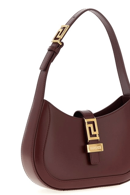 Versace VERSACE Greca Goddess Small Bordeaux Shoulder Bag Size ONE SIZE - 3 Thumbnail