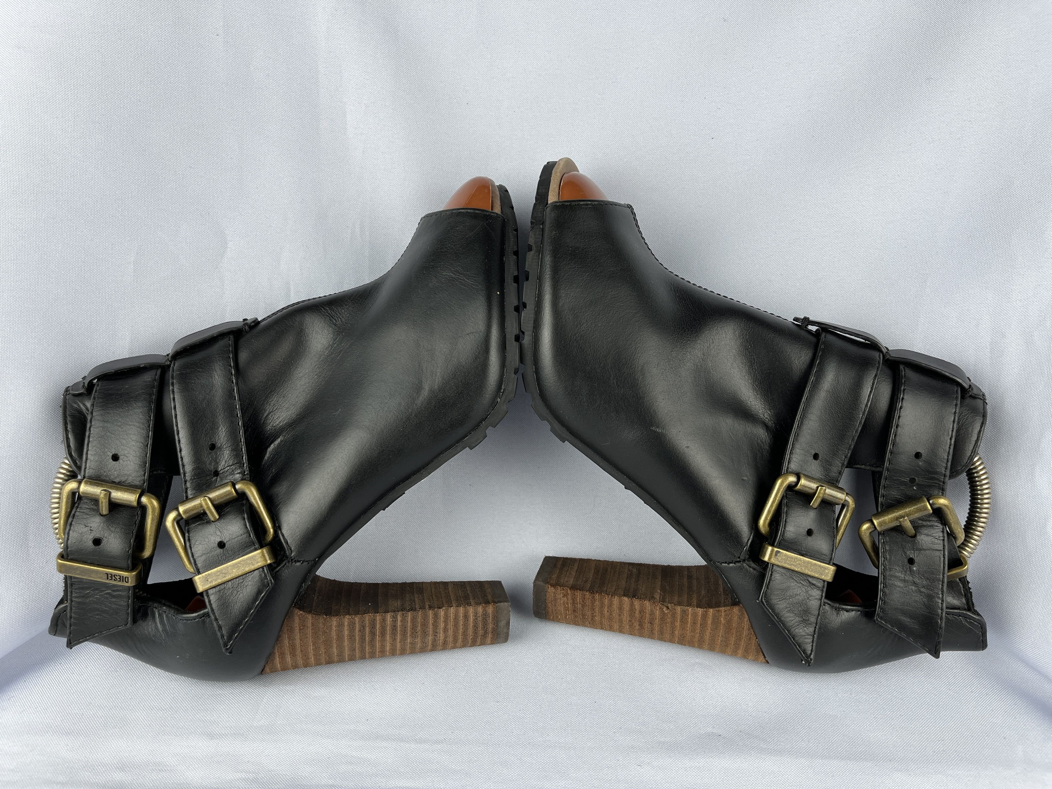 Diesel Diesel Leather Belts Peep Toes Heels Size US 6 / IT 36 - 7 Thumbnail
