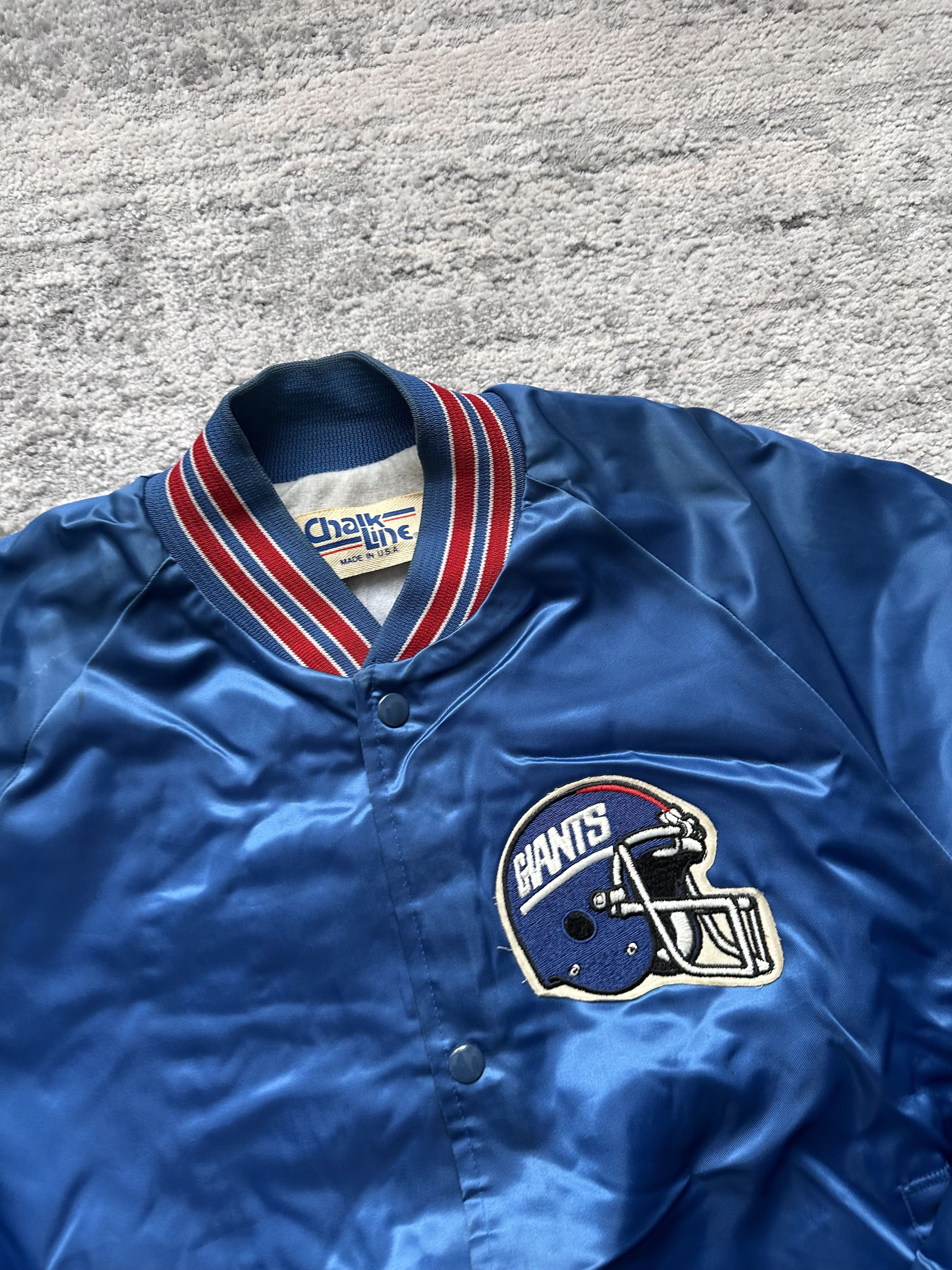 Vintage Nfl Giants Vintage Bomber Jacket Size US L / EU 52-54 / 3 - 5 Thumbnail