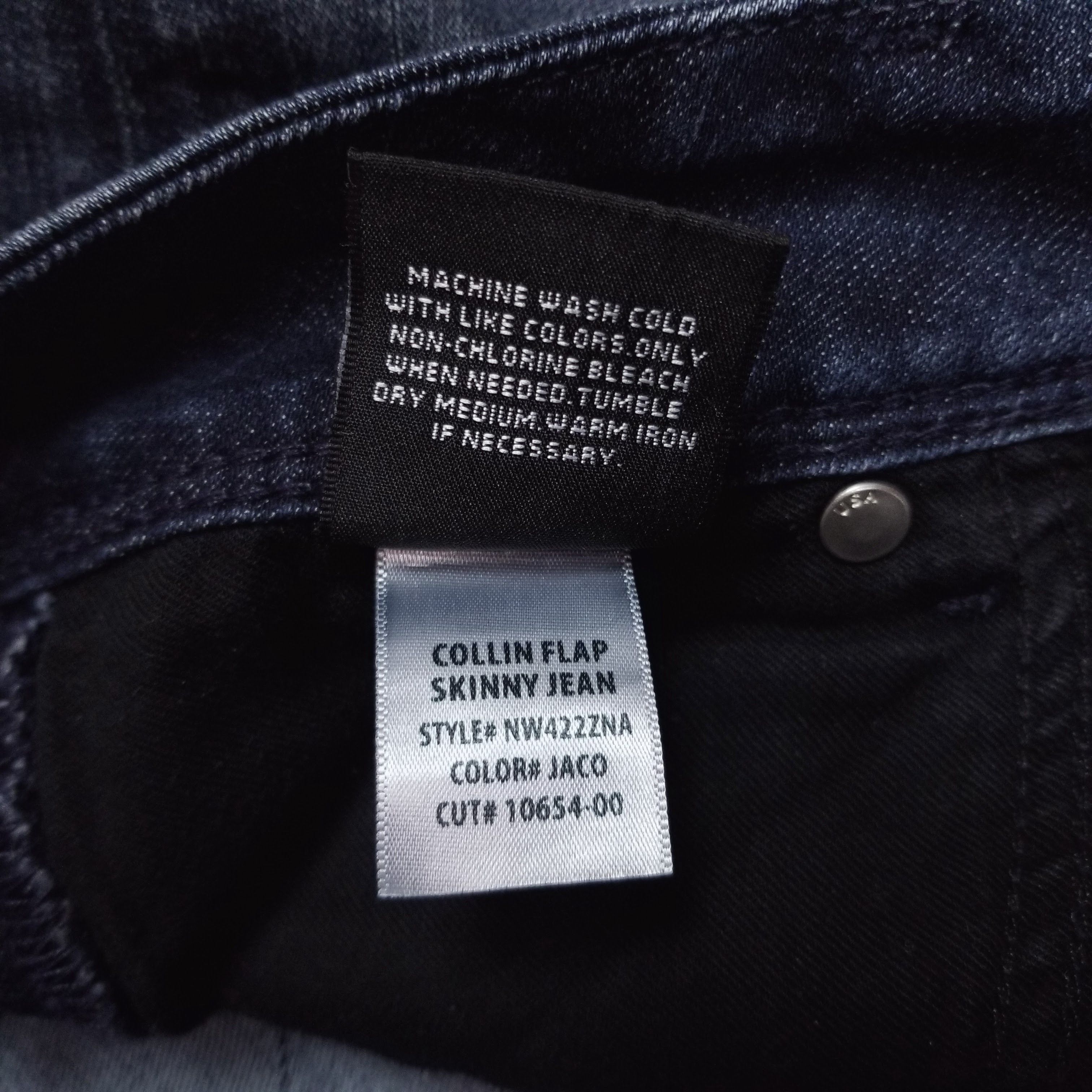 Hudson Collin Flap Skinny Jeans Size 27" / US 4 / IT 40 - 5 Thumbnail