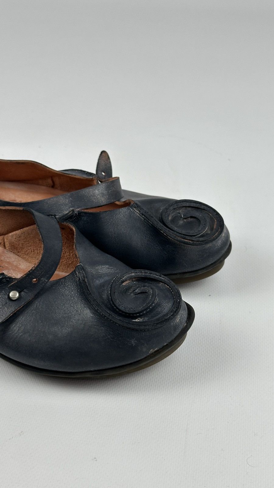 Trippen Trippen Leather Navy Flats Size US 10 / IT 40 - 3 Thumbnail