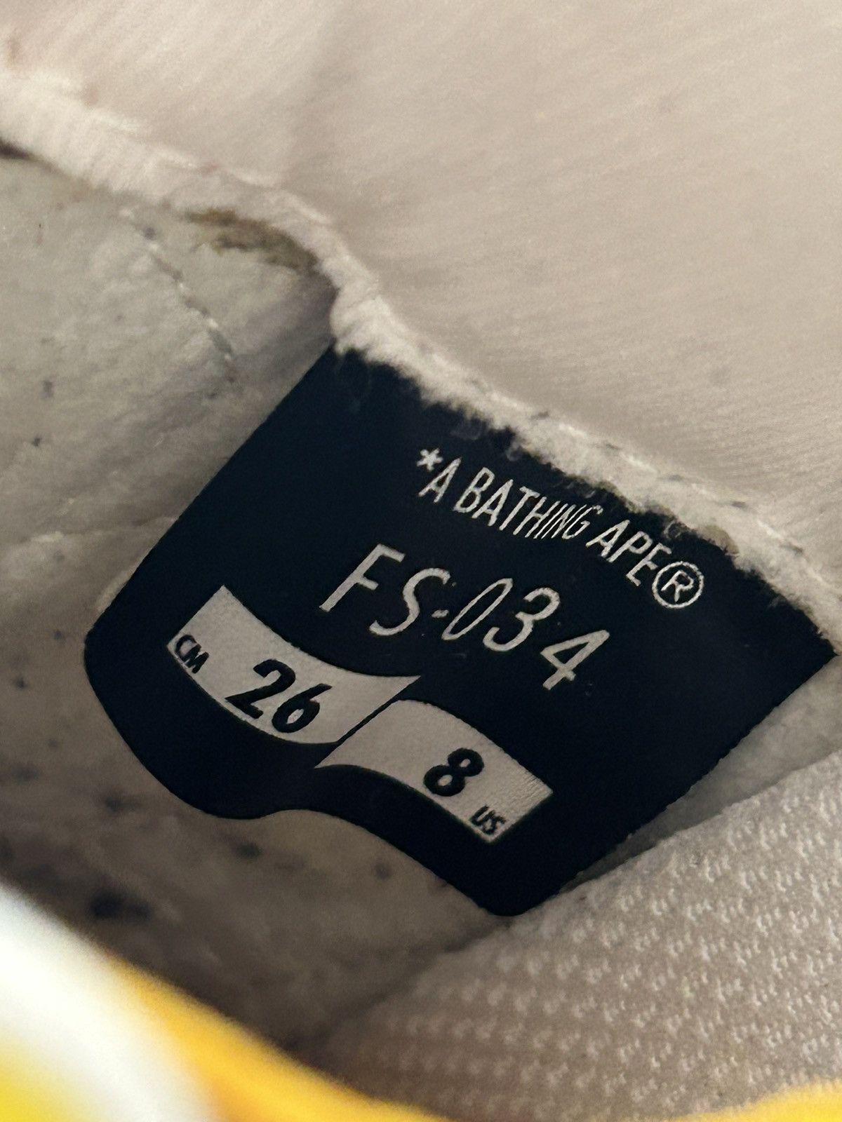 Bape Bape OG Yellow Roadstas Size US 8 / EU 41 - 7 Thumbnail