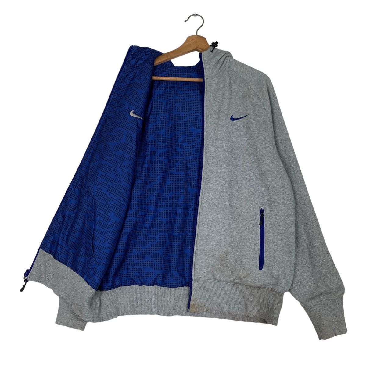 Nike NIKE Reversible Zipper Hoodies Sweatshirt #0597-C28 Size US XXL / EU 58 / 5 - 7 Thumbnail