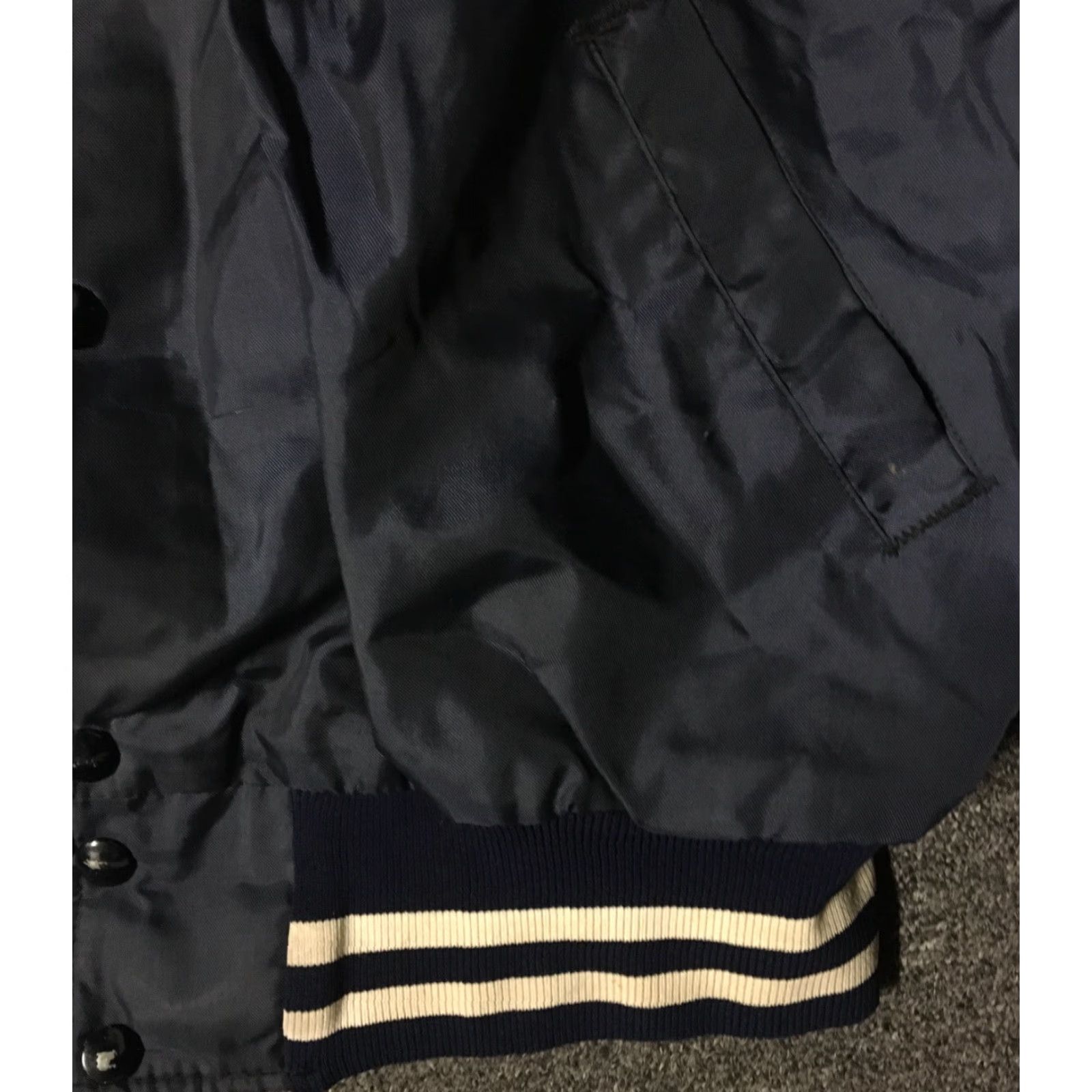 Vintage VINTAGE DECA Satin Jacket Mens L Blue 70s 80s School Varsity Football Grunge Punk United States Size US L / EU 52-54 / 3 - 4 Thumbnail