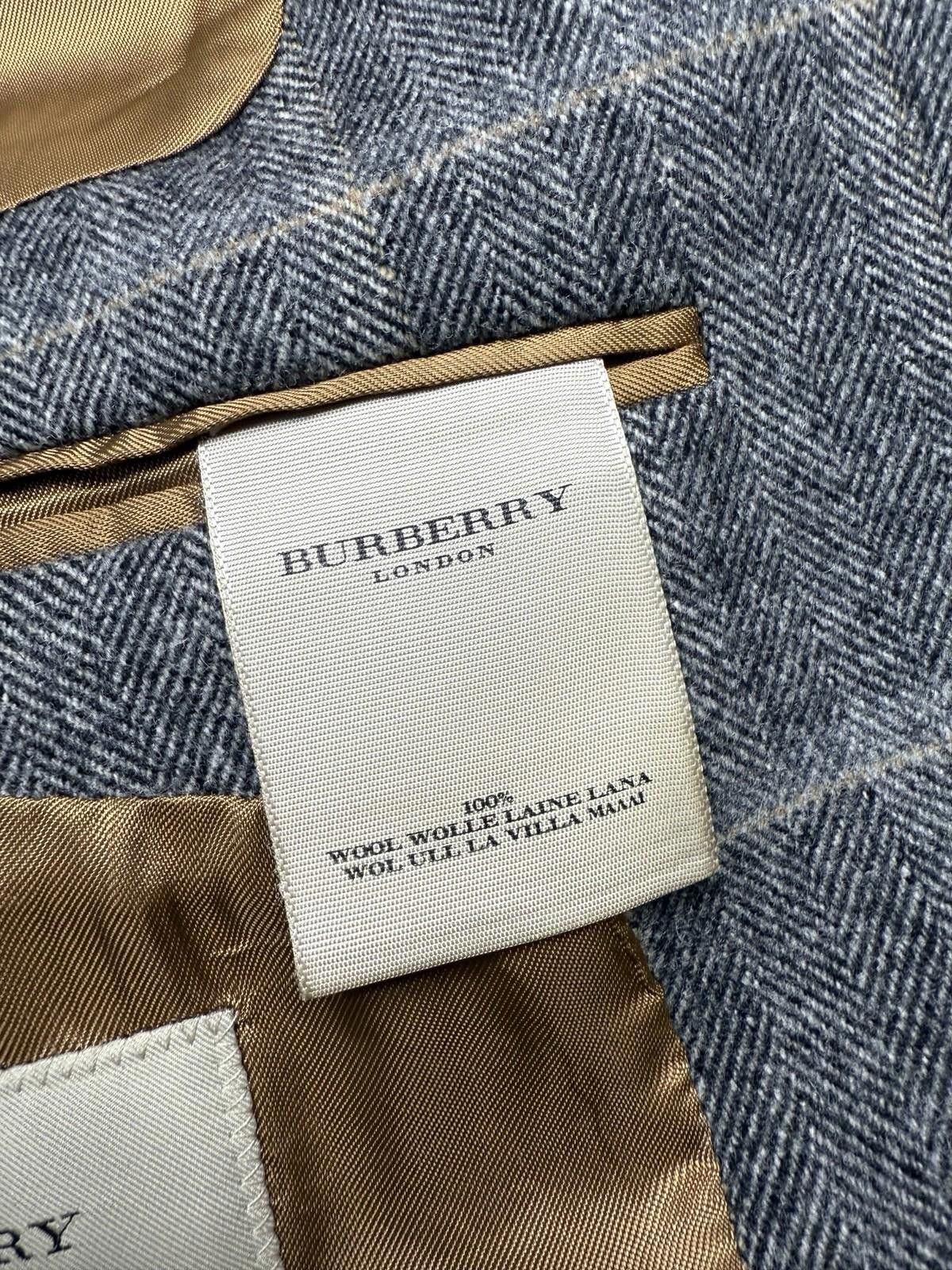 Burberry Burberry London Rare Wool Men’s Blazer In Herringbone 52R Size 52R - 6 Thumbnail