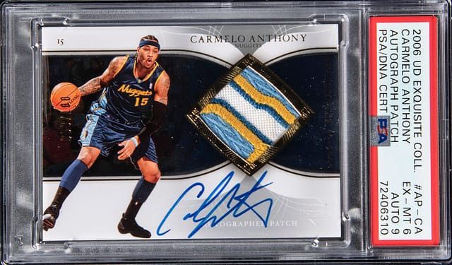 Adidas × NBA × Vintage 2006-08 NBA Denver Nuggets #15 Carmelo Anthony Signed Jersey Size US M / EU 48-50 / 2 - 8 Thumbnail