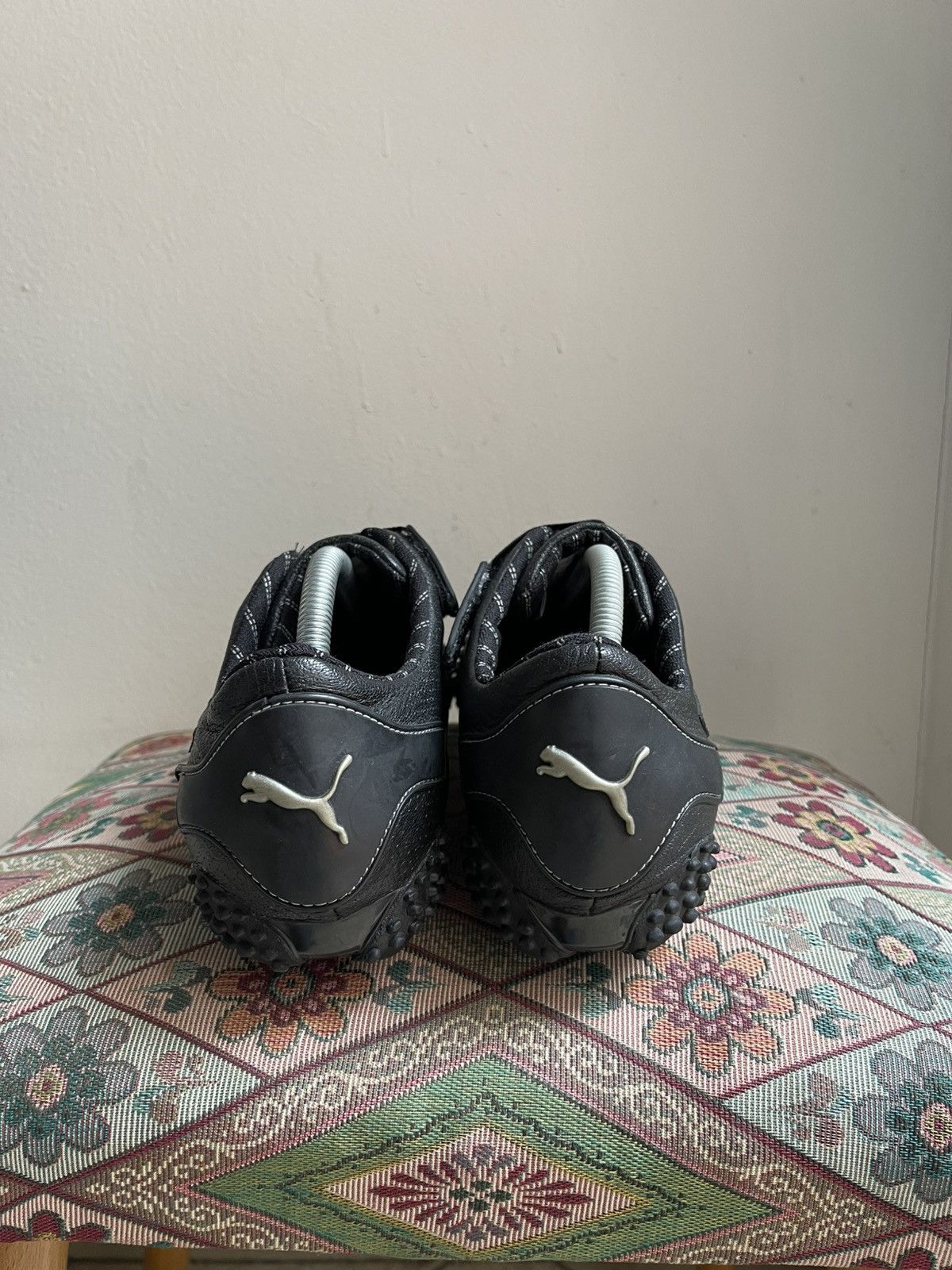 Puma Puma Mostro Shoes Black Leather White Thread Size US 10 / EU 43 - 4 Thumbnail