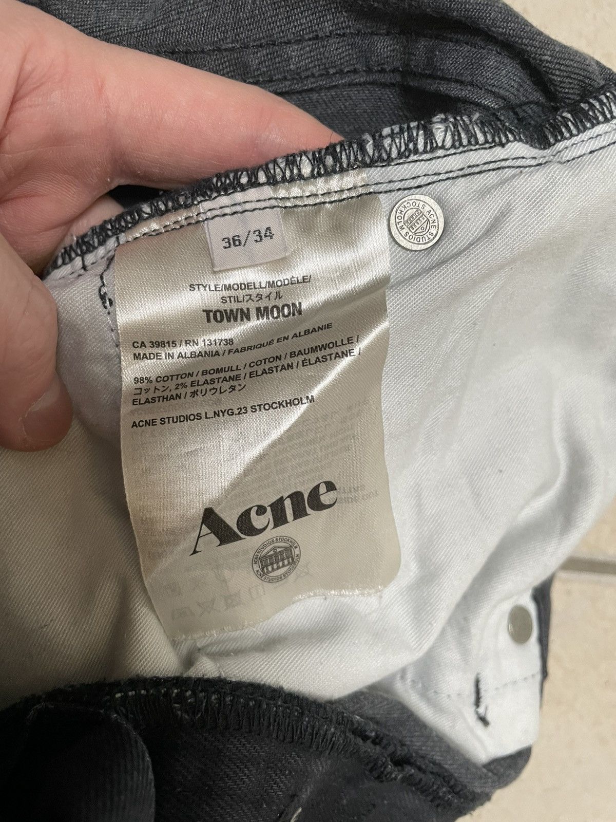Acne Studios Acne Studios Jeans W36 Town moon Size US 36 / EU 52 - 5 Thumbnail