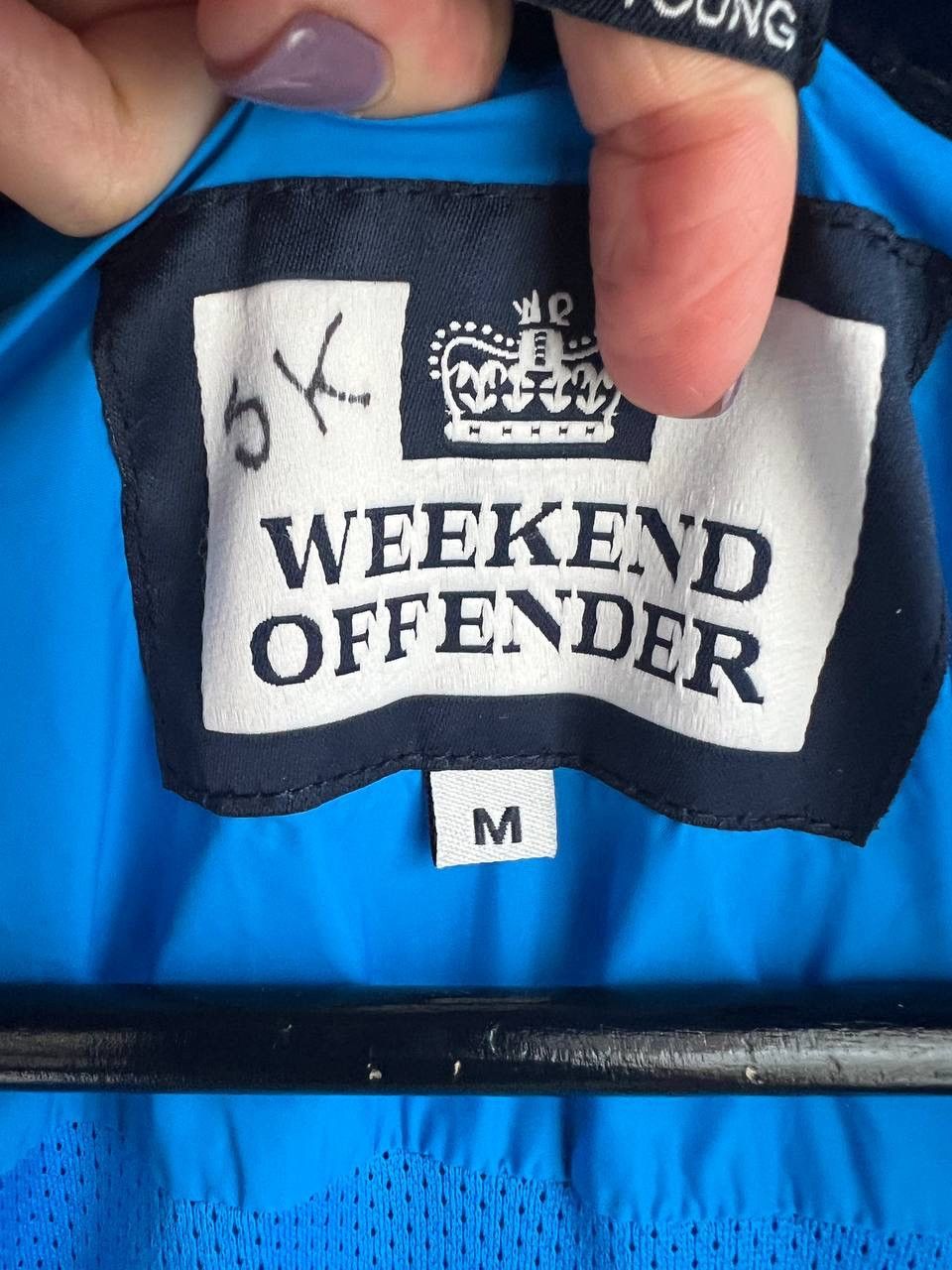 Weekend Offender Weekend Offender men's blue windbreaker jacket size M Size US M / EU 48-50 / 2 - 12 Thumbnail