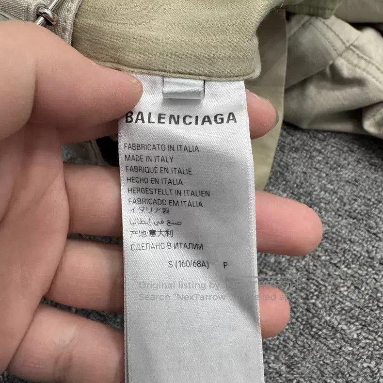 Balenciaga Balenciaga size S Detachable speaker work pants Size US 27 - 3 Thumbnail