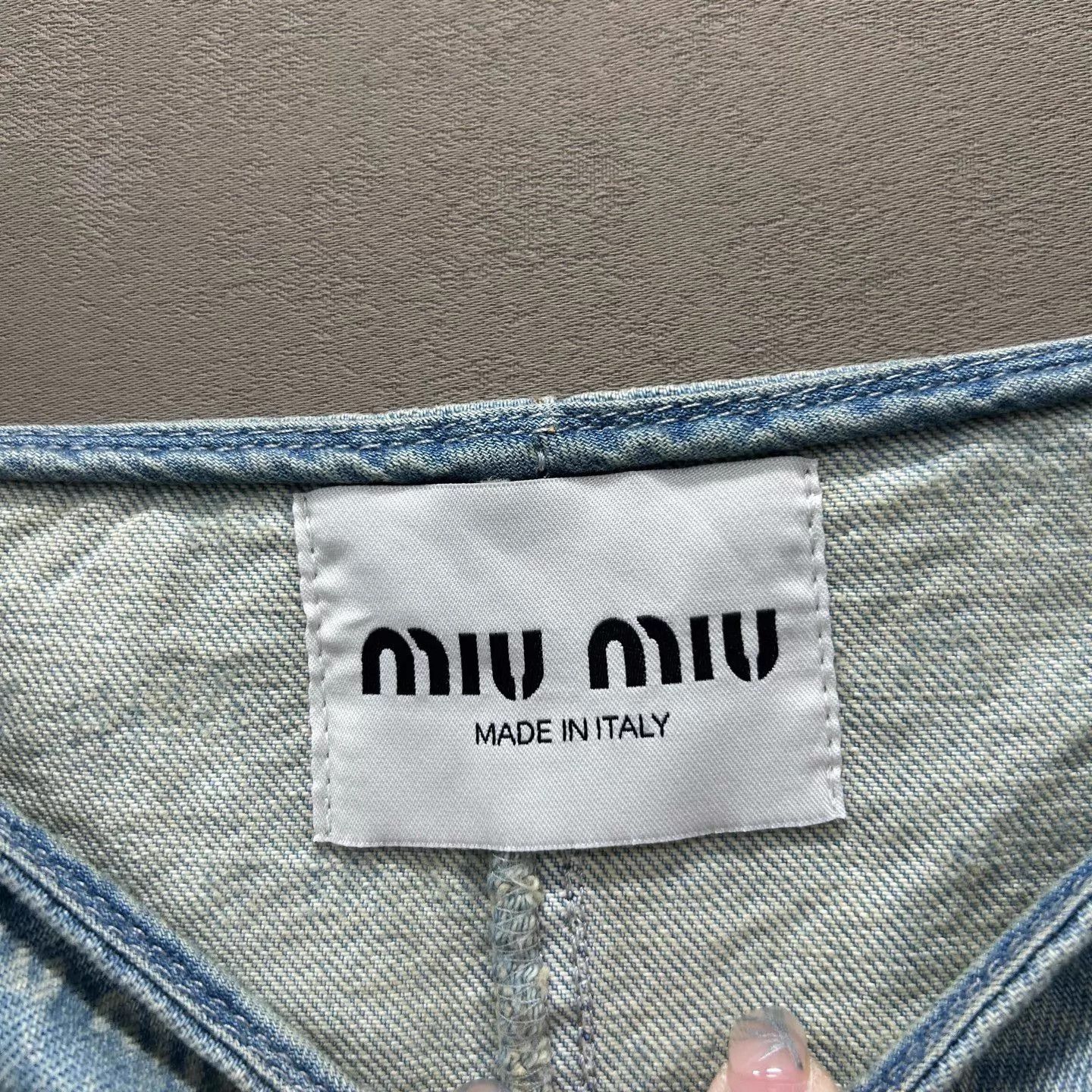 Miu Miu MIU MIU 99 New Denim Logo All Over Pinafore Women's 38 Size XS / US 0-2 / IT 36-38 - 4 Thumbnail