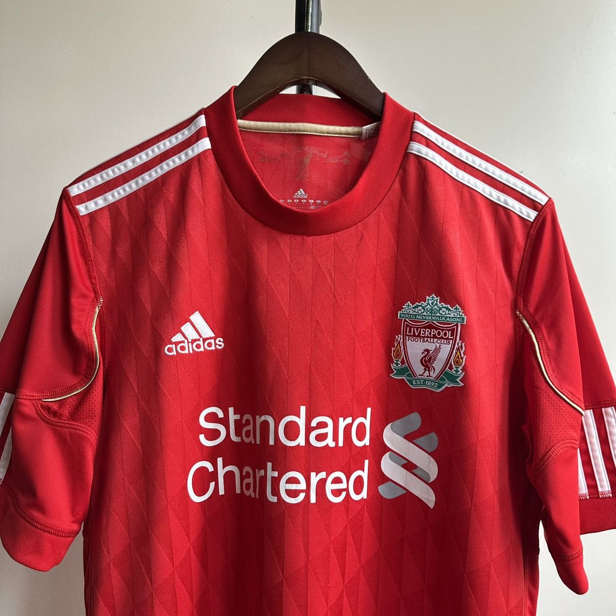 Adidas Vintage Adidas FC Liverpool 2010/12 Soccer Jersey Blokecore Size US M / EU 48-50 / 2 - 2 Thumbnail