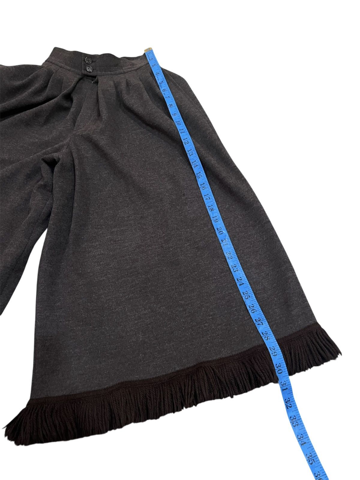 Saint Laurent Paris SAINT LAURENT WOOL CULOTTES Size 36" / US 14 / IT 50 - 16 Thumbnail