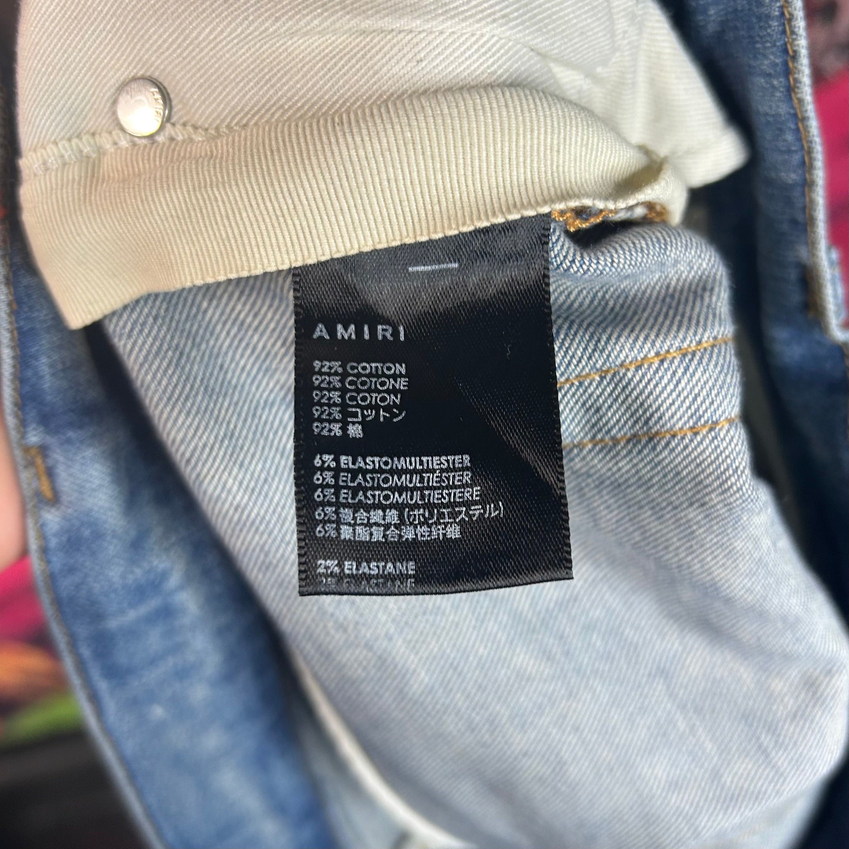Amiri Amiri Skinny Painter Jeans Size 31” Size US 31 - 4 Thumbnail