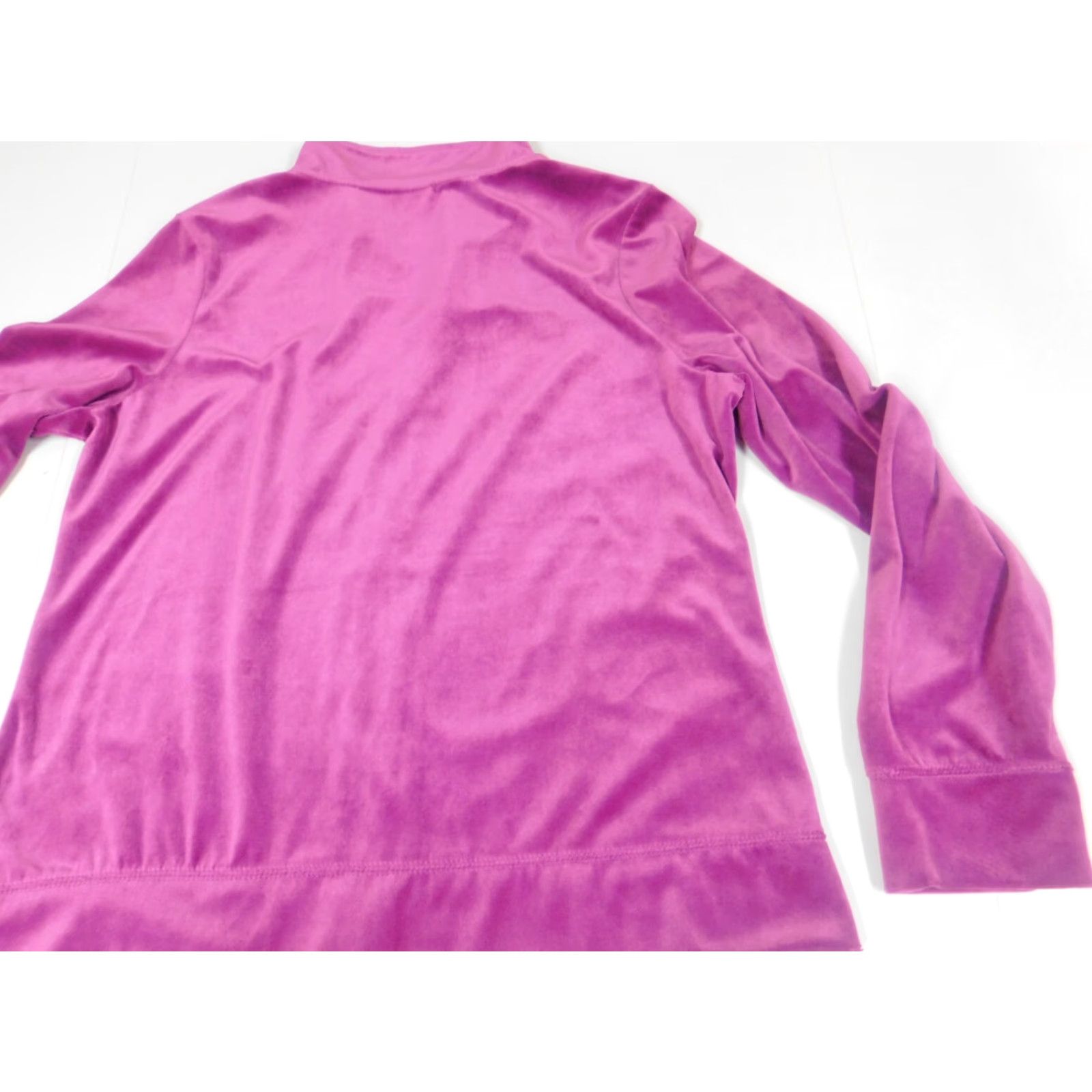 Faded Glory Faded Glory Womens Cardigan Sweater L Pink Puff Sleeve Knit Cotton Bow Button Regular Winter Full Zip Size L / US 10 / IT 46 - 7 Thumbnail