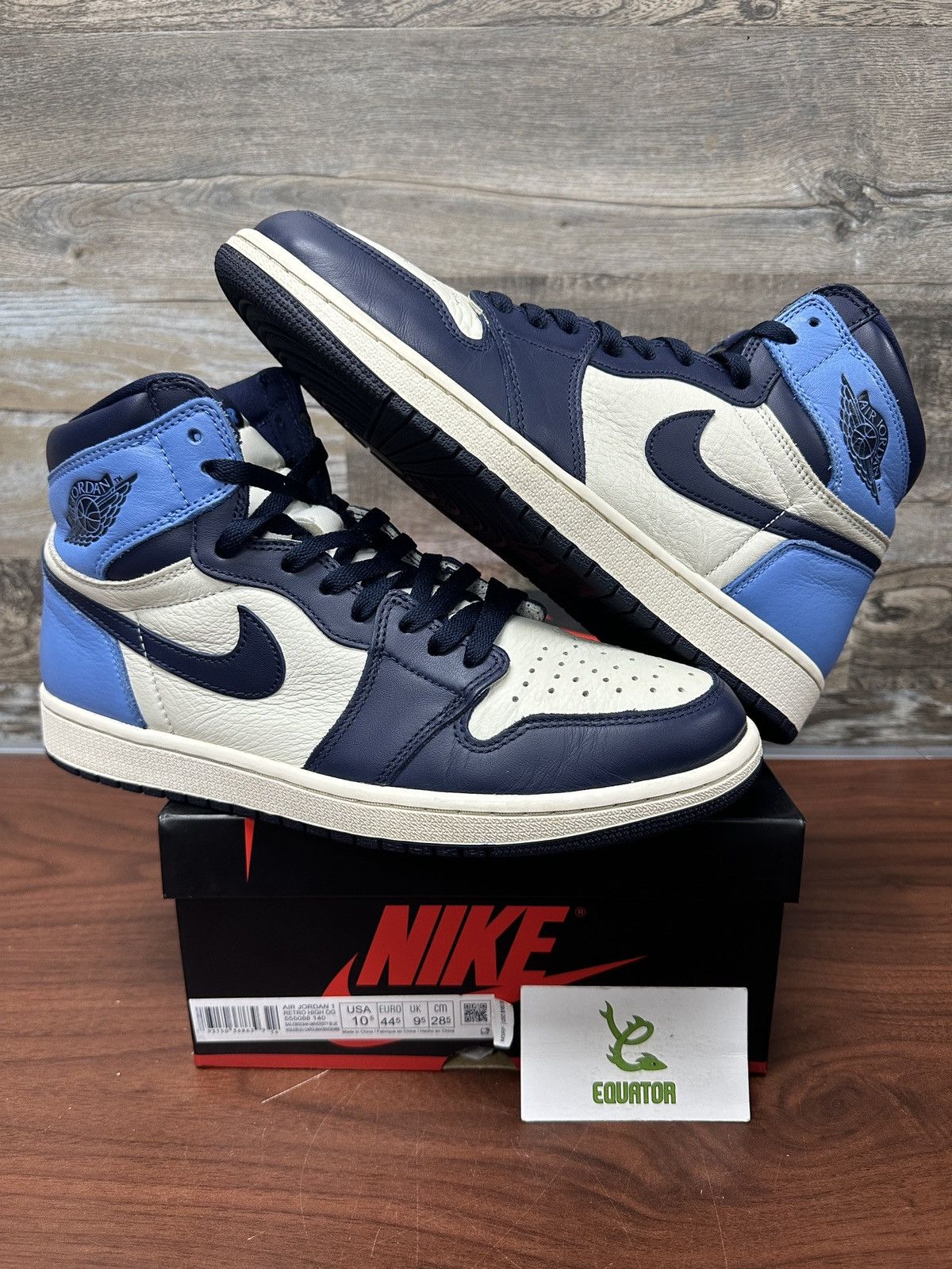 Nike Air Jordan 1 high UNC Obsidian Size 10.5 Used with box | Grailed