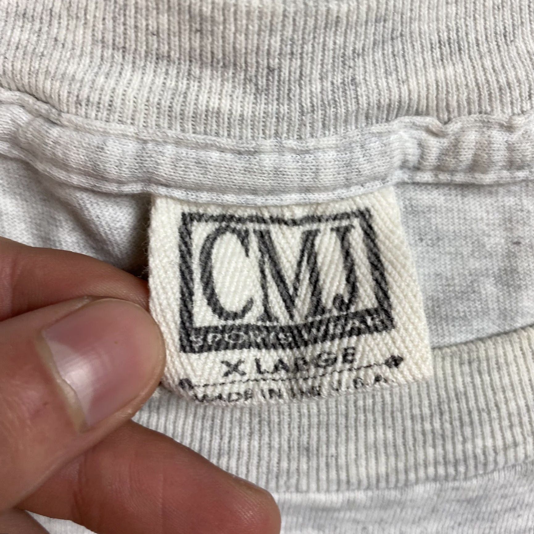 Born VINTAGE CMJ 90s Motorcycle Eagle Graphic Tee Shirt Adult XL Gray Mens Size US XL / EU 56 / 4 - 6 Thumbnail