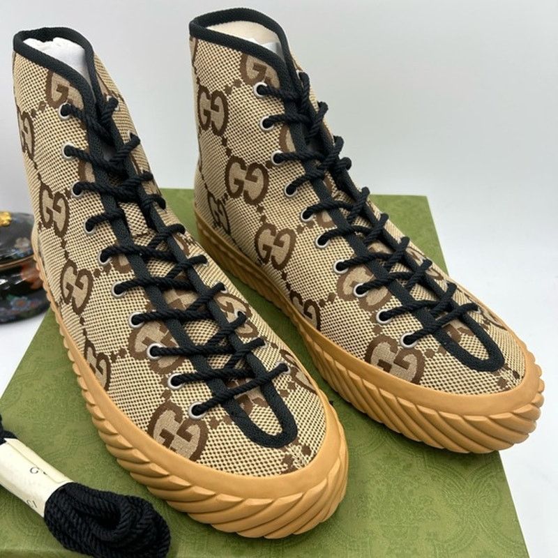 Gucci 11.5G - Gucci GG Canvas Monogram Sneakers Tortuga  display picture 2