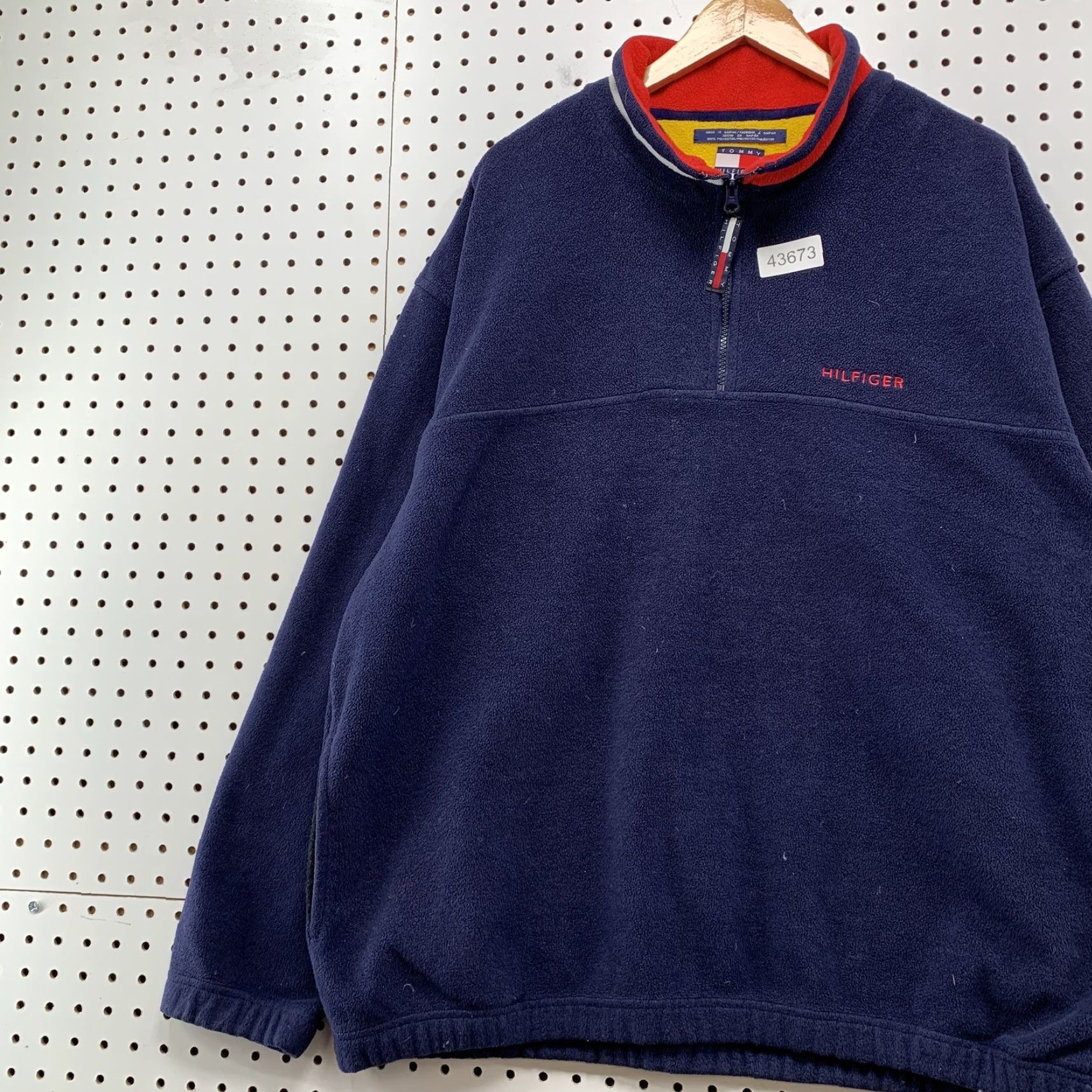 Tommy Hilfiger Vintage Tommy Hilfiger Sweatshirt 2XL Navy Blue Mock Neck Pullover Fleece Mens Size US XXL / EU 58 / 5 - 3 Thumbnail