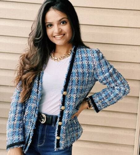 Zara ZARA Tweed blazer S Size S / US 4 / IT 40 - 1 Thumbnail