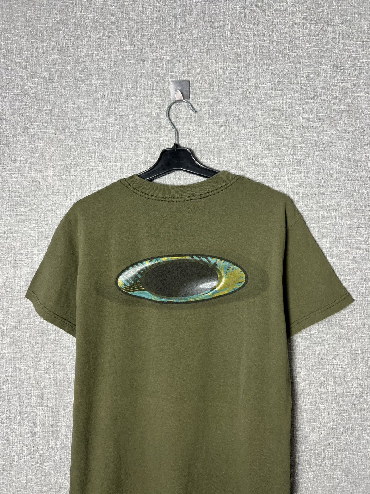 Oakley × Vintage Oakley Double Sided Big Logo Khaki Tee Men’s Size S Size US S / EU 44-46 / 1 - 10 Thumbnail