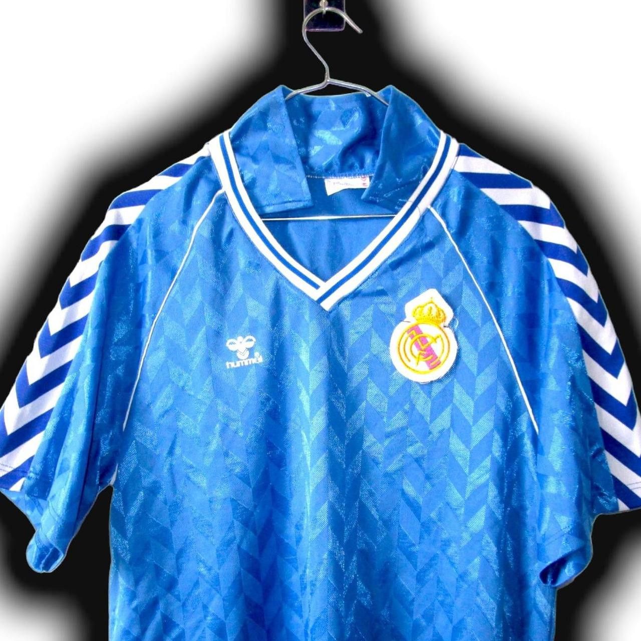 Hummel Real Madrid Spain 1986 1987 1988 Home Shirt Jersey Size US S / EU 44-46 / 1 - 1 Thumbnail