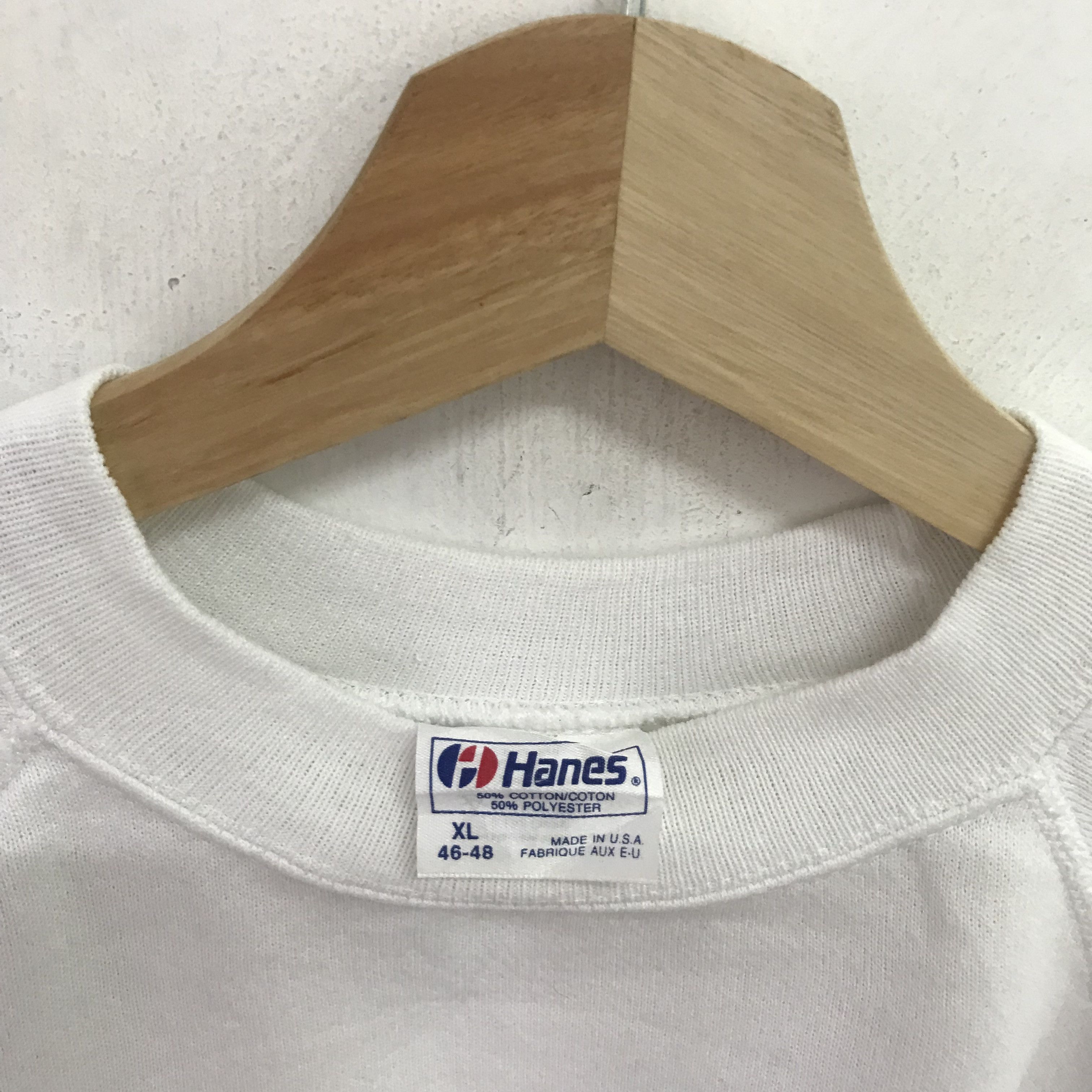 Hanes Vintage 90’s Dalmatian Dog White Sweatshirt - 174 Size US L / EU 52-54 / 3 - 8 Thumbnail