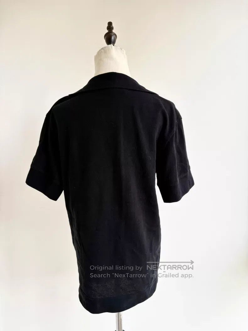 Vivienne Westwood Vivienne Westwood Black Lace-up Collar Short Sleeve Top Size ONE SIZE - 7 Thumbnail