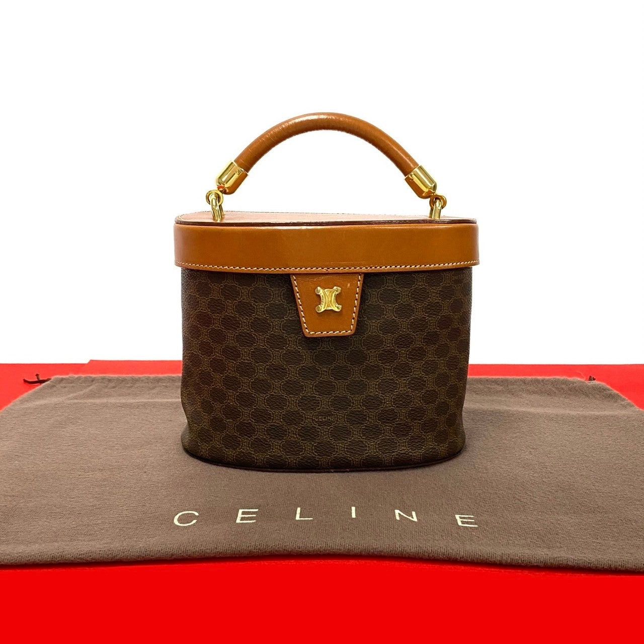 Celine Celine Handbag Brown Leather Size ONE SIZE - 1 Thumbnail