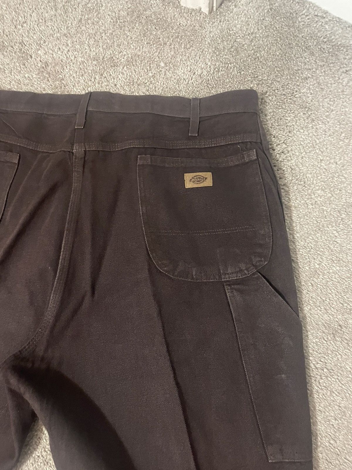 Dickies Dickies Carpenter Canvas Dark Brown Jeans Mens Size 42/30 Size US 42 / EU 58 - 11 Thumbnail
