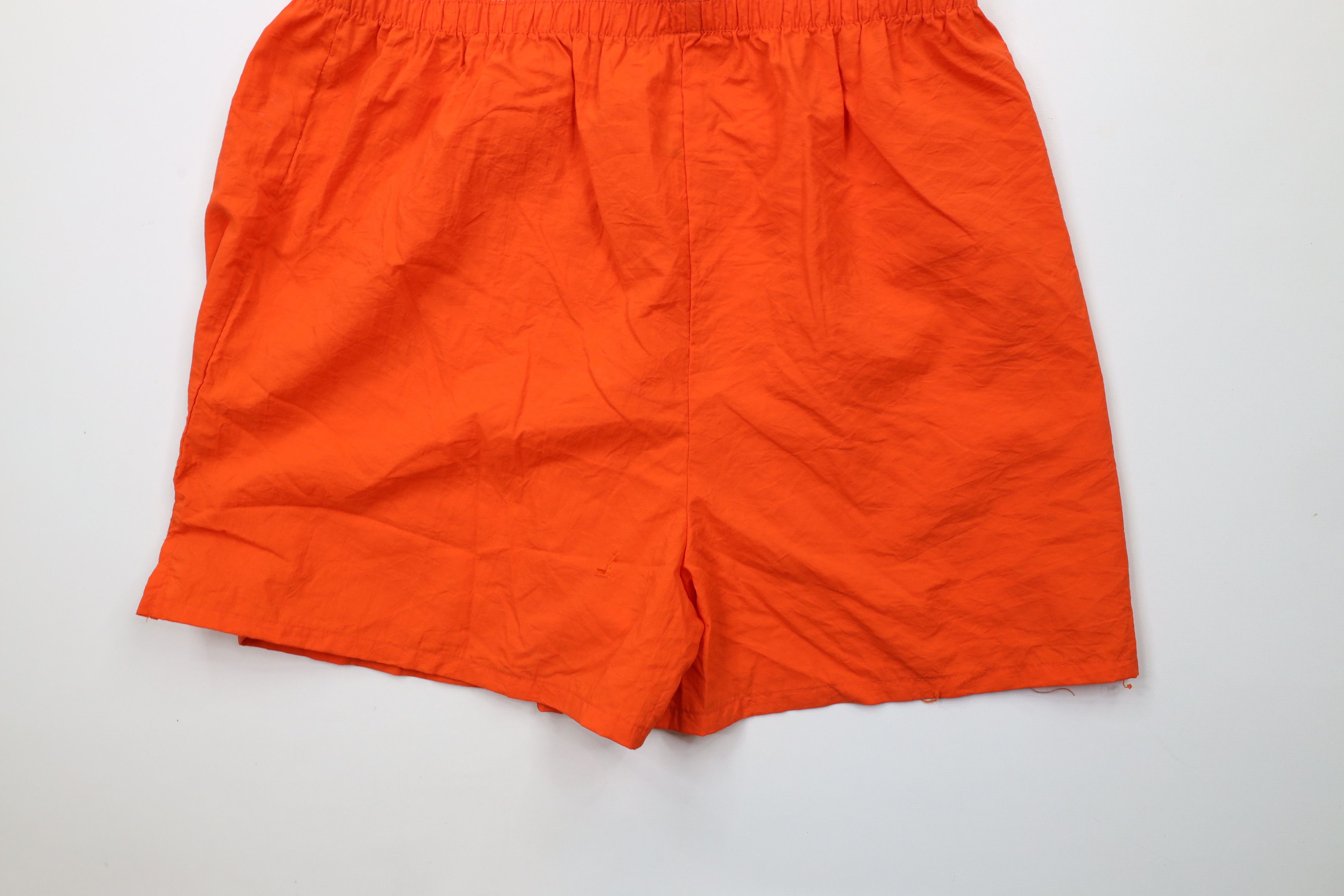 Vintage Vintage 90s Streetwear Blank Nylon Running Soccer Shorts USA Size US 36 / EU 52 - 13 Thumbnail