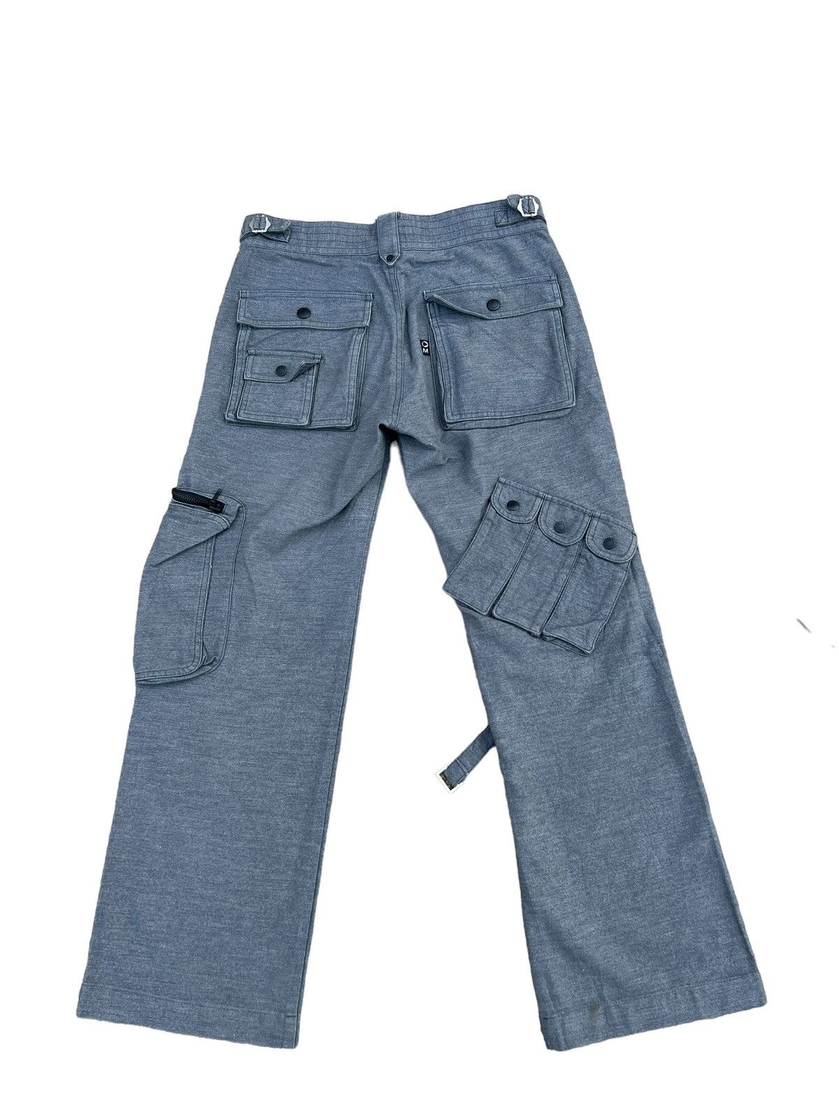 Morgan Homme Morgan Homme Japan Tactical Bondage Flare Cargo Trouser Pant Size US 29 - 2 Thumbnail