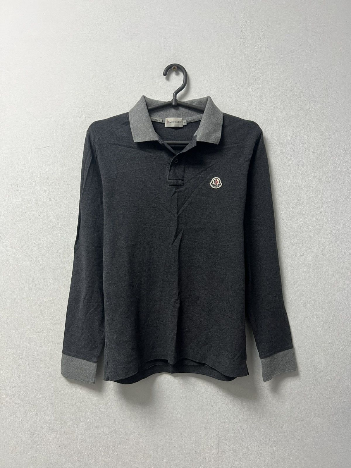Moncler Moncler Polo Long Sleeve Size US S / EU 44-46 / 1 - 1 Thumbnail
