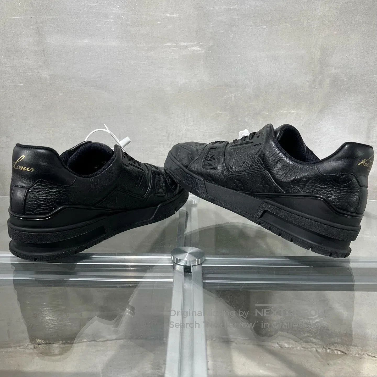 Louis Vuitton Louis Vuitton Trainer Black Knight shoes Size US 9 / EU 42 - 5 Thumbnail