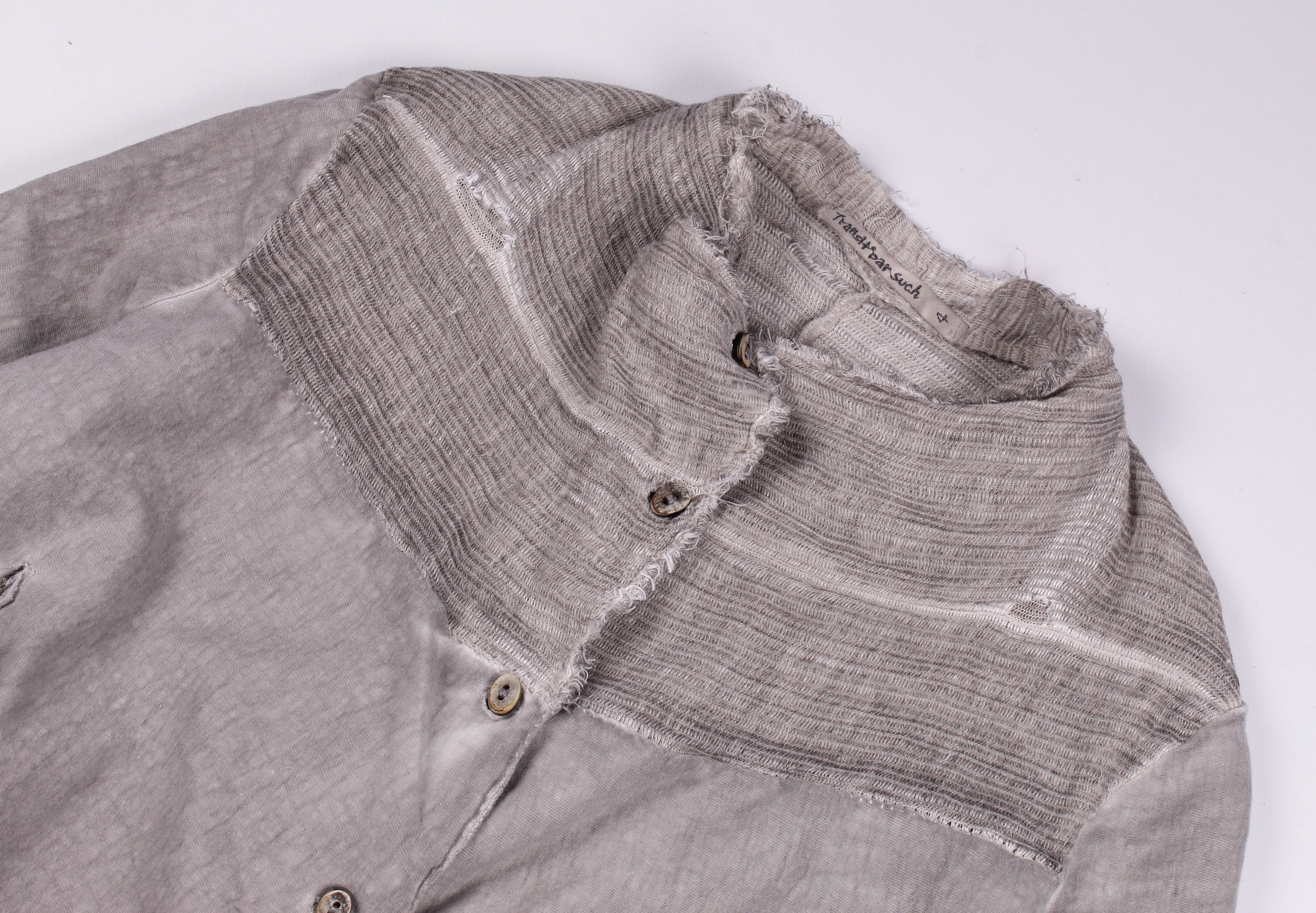 Transit Transit Par-Such Distressed Avant Garde Dyed Blazer Size L / US 10 / IT 46 - 2 Thumbnail
