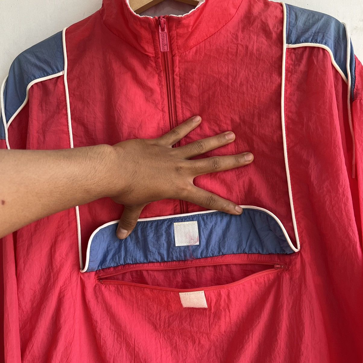Reebok × Vintage Vintage 80's rebook Anorak Half Zipp Size US M / EU 48-50 / 2 - 3 Thumbnail
