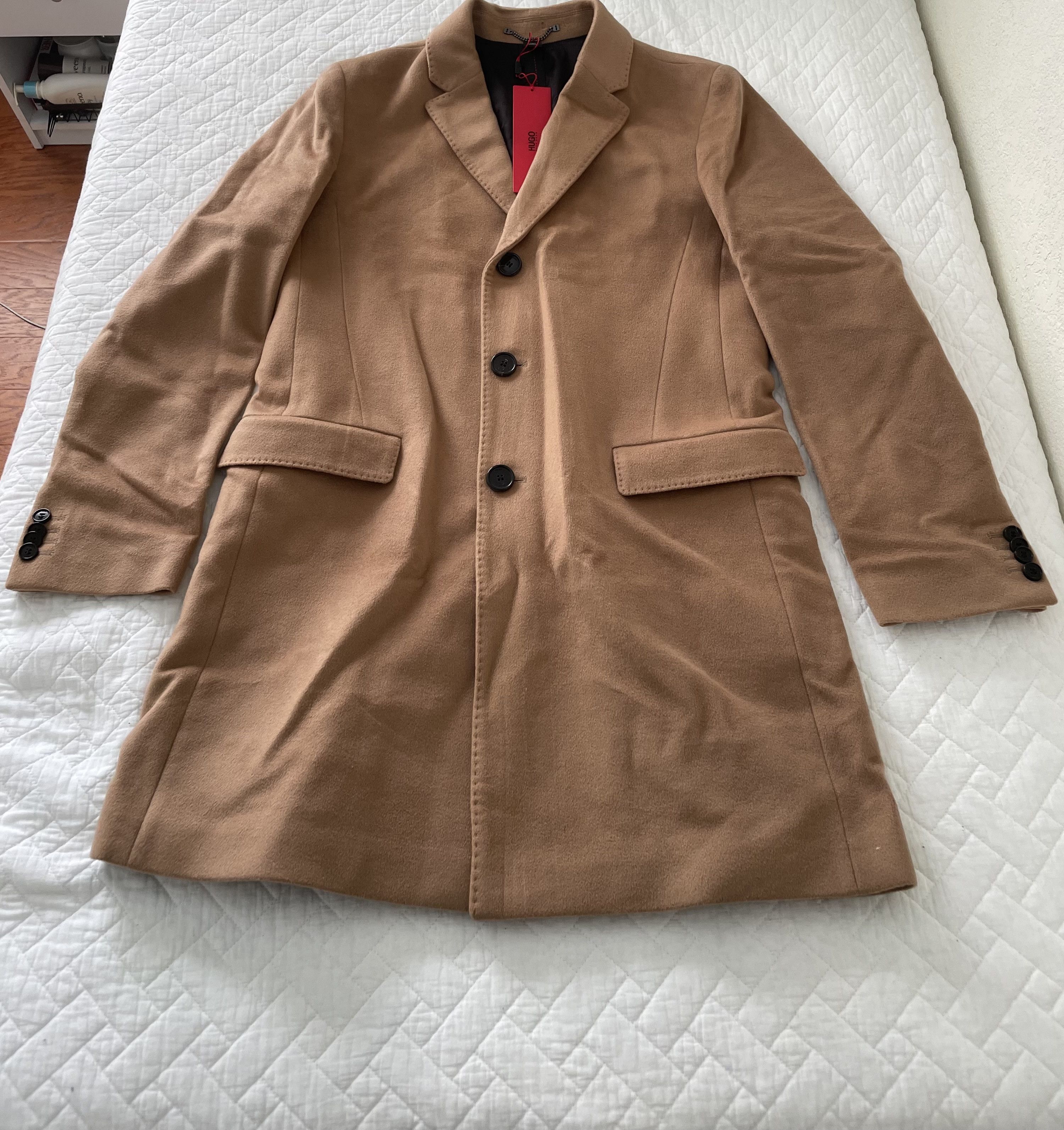 Hugo Boss Hugo Boss Cashmere Coat Size US M / EU 48-50 / 2 - 1 Thumbnail