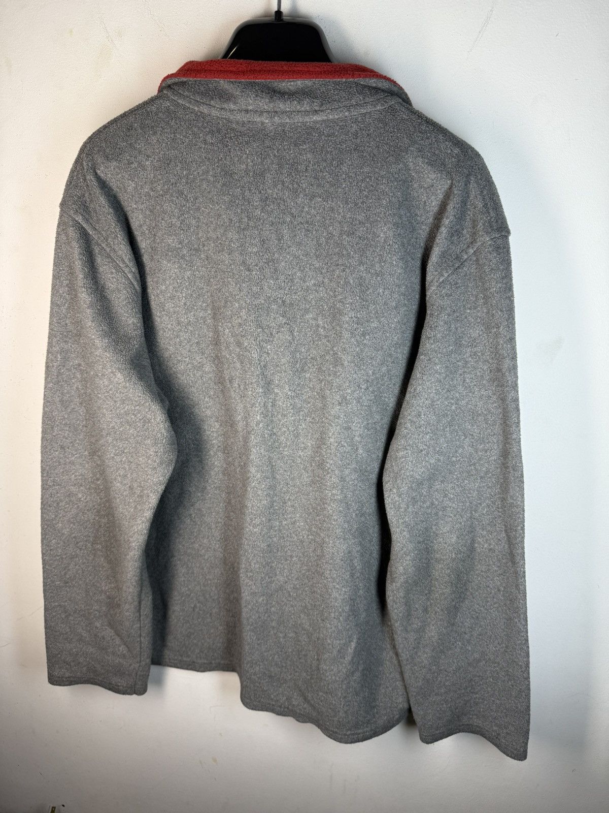 Yves Saint Laurent Fleece YSL Sweatshirt 1/4 Quarter Zip Big Logo Grey Vintage Size US M / EU 48-50 / 2 - 22 Thumbnail