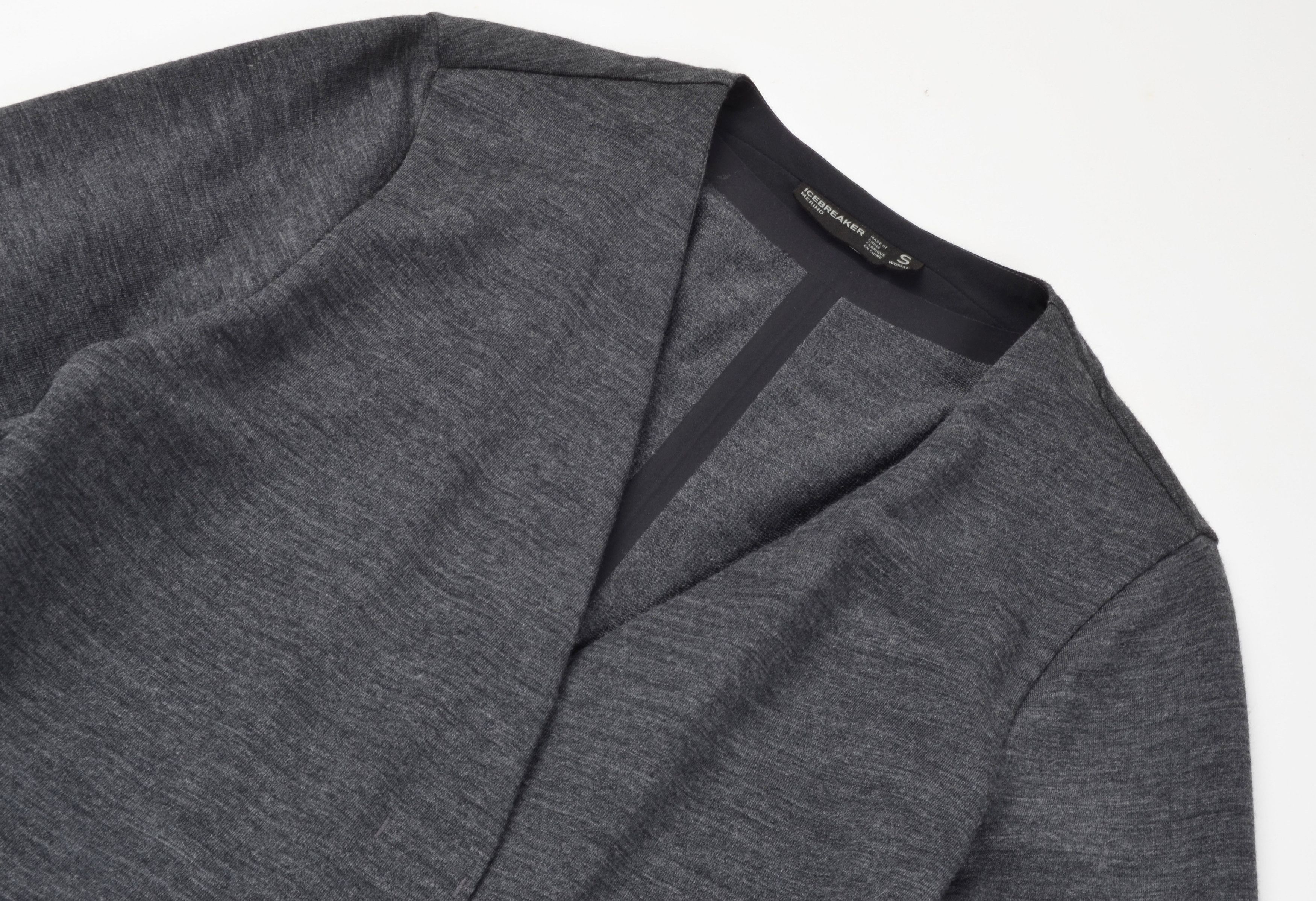 Icebreaker Icebreaker Merino Wool Gray Magnet Buttons Cardigan Coat Size S / US 4 / IT 40 - 5 Thumbnail